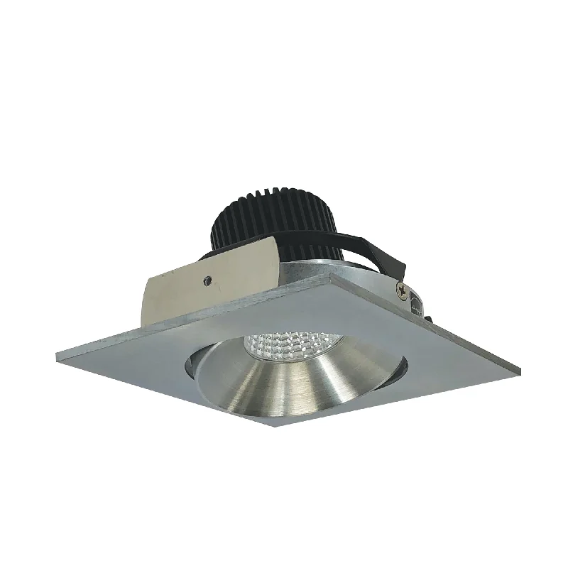 String Lights with Clear Bulbs for a Classic LookNora Lighting NIO-4SC50XNN/10 4" Iolite LED Square Adjustable Cone Reflector, 1000lm / 14W, 5000K - Natural Metal Reflector / Natural Metal Flange