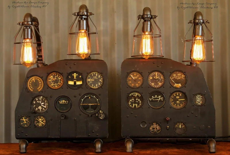 Adjustable Industrial Lighting for Flexible IlluminationSteampunk Machine Age Aviation Lamp instrument panel WWII Plane #cc18 SOLD Adjustable Industrial Lighting for Flexible IlluminationSteampunk Machine Age Aviation Lamp instrument panel WWII Plane #cc18 SOLD