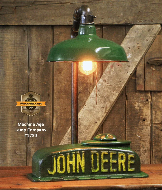 Dimmable Industrial Lighting for Ambiance ControlSteampunk Industrial Lamp, Antique John Deere Farm Tractor "B" Lamp #1730 Dimmable Industrial Lighting for Ambiance ControlSteampunk Industrial Lamp, Antique John Deere Farm Tractor "B" Lamp #1730