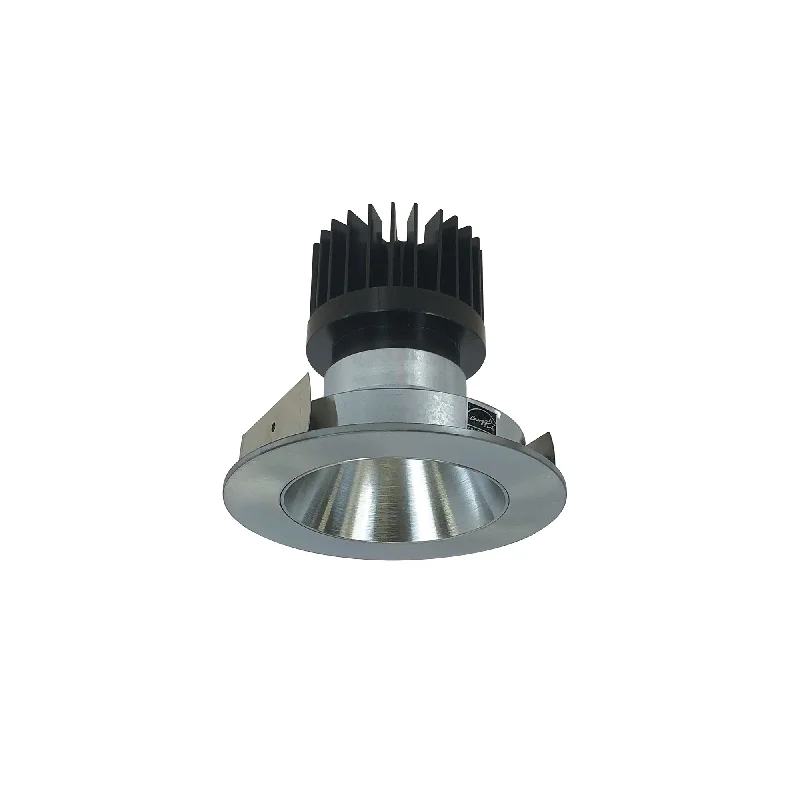 String Lights for Nursery Room DecorNora Lighting NIO-4RNDC27XNN/HL 4" Iolite LED Round Reflector, 1500lm/2000lm/2500lm (varies by housing), 2700K - Natural Metal Reflector / Natural Metal Flange