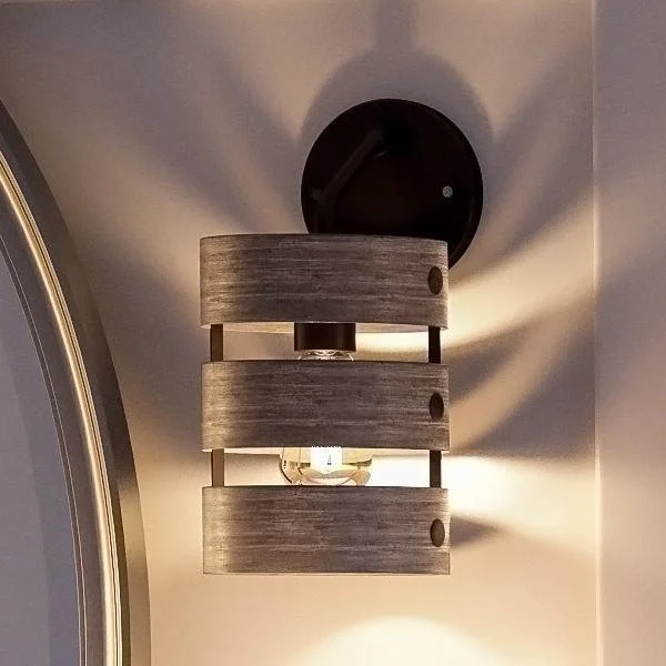 Industrial Lighting for Metal Fabrication ShopsUHP2480 Modern Farmhouse Bath / Wall Light, 12"H x 6"W, Charcoal Finish, Adelaide Collection Industrial Lighting for Metal Fabrication ShopsUHP2480 Modern Farmhouse Bath / Wall Light, 12"H x 6"W, Charcoal Finish, Adelaide Collection