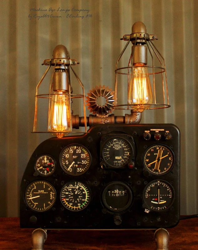 Industrial Flood Lighting for Outdoor Loading DocksSteampunk Lamp, Vintage Cessna Airplane Avionics instrumentation panel #16 sold Industrial Flood Lighting for Outdoor Loading DocksSteampunk Lamp, Vintage Cessna Airplane Avionics instrumentation panel #16 sold