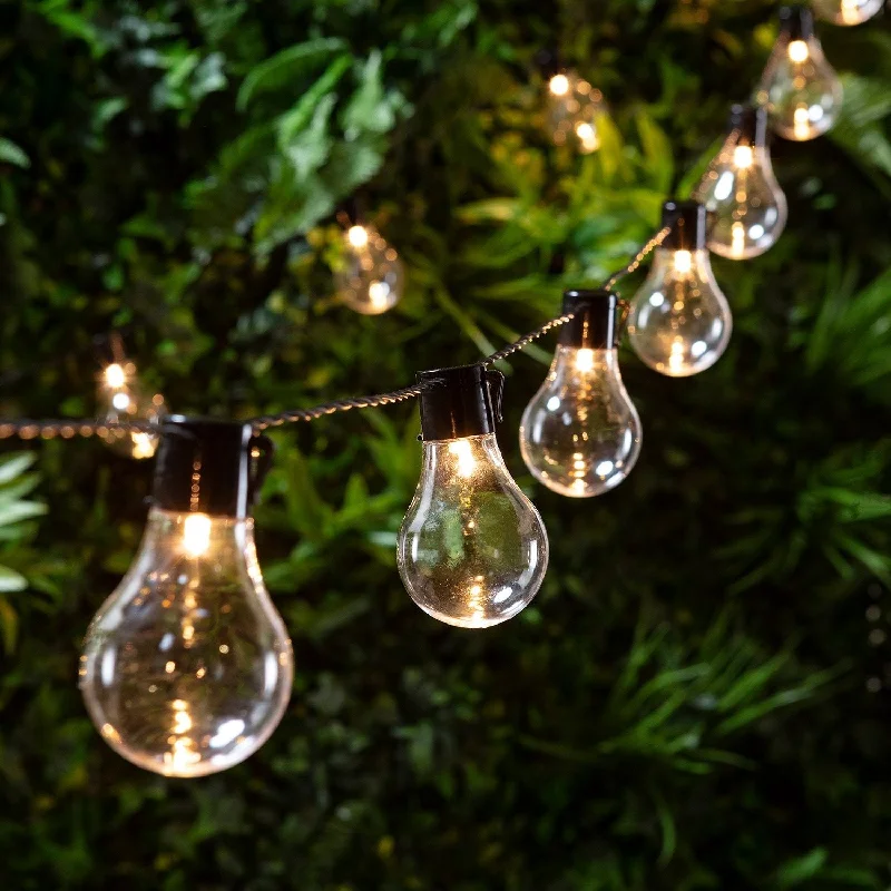 Battery - Operated String Lights for Indoor Use20 Warm White Carnival Battery Festoon Lights