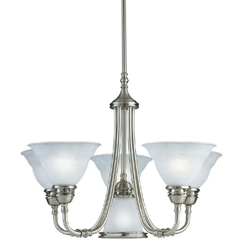Aztec by Kichler Lighting 34251 Five Plus One Light Hanging Chandelier in Antique Pewter Finish Aztec by Kichler Lighting 34251 Five Plus One Light Hanging Chandelier in Antique Pewter Finish