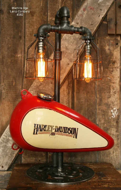 Industrial Lighting for Food Processing FactoriesSteampunk Industrial Lamp, Harley Davidson Motorcycle Gas Tank #380 - SOLD Industrial Lighting for Food Processing FactoriesSteampunk Industrial Lamp, Harley Davidson Motorcycle Gas Tank #380 - SOLD