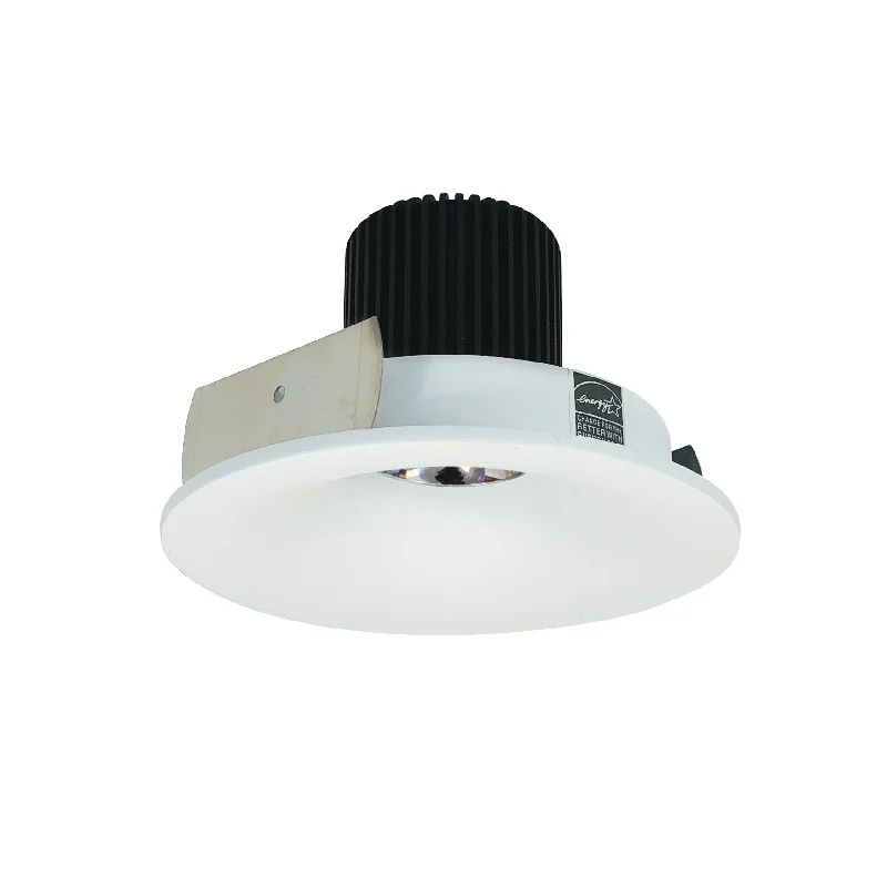 String Lights with Clear Bulbs for a Classic LookNora Lighting NIO-4RNB30QMPW 4" Iolite LED Round Bullnose, 10-Degree Optic, 800lm / 12W, 3000K  - Matte Powder White
