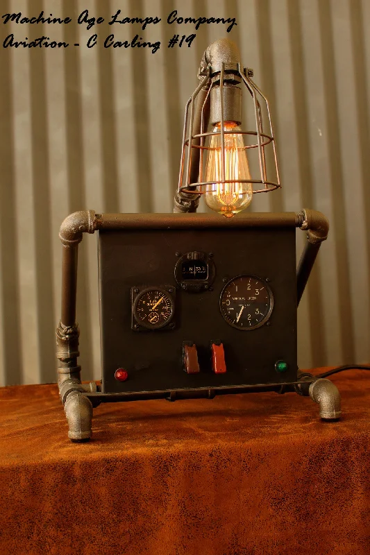 High - Bay LED Industrial Lighting for WarehousesSteampunk Lamp, Vintage Airplane Dash Avionics Instrument panel #CC19 - SOLD High - Bay LED Industrial Lighting for WarehousesSteampunk Lamp, Vintage Airplane Dash Avionics Instrument panel #CC19 - SOLD
