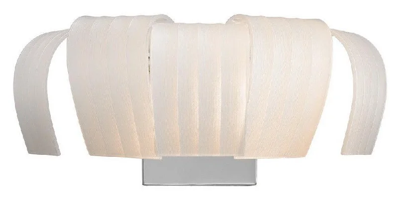 Elan by Kichler Lighting 83059 Ukku Collection Two Light Wall Sconce in Polished Chrome Finish Elan by Kichler Lighting 83059 Ukku Collection Two Light Wall Sconce in Polished Chrome Finish