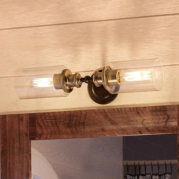 Adjustable Industrial Lighting for Flexible IlluminationUHP2060 Luxe Industrial Chic Bathroom Vanity Light, 4.75"H x 18.5"W, Olde Bronze Finish, Lincoln Collection Adjustable Industrial Lighting for Flexible IlluminationUHP2060 Luxe Industrial Chic Bathroom Vanity Light, 4.75"H x 18.5"W, Olde Bronze Finish, Lincoln Collection
