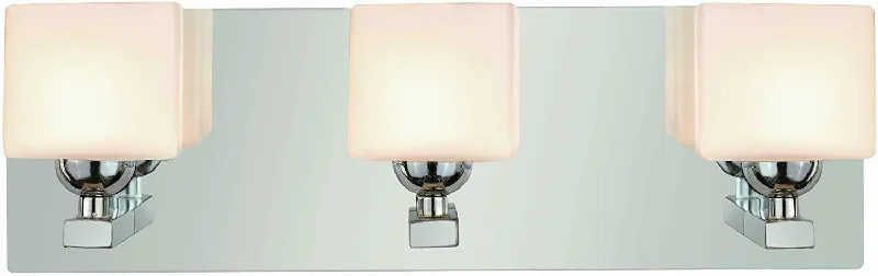 Trans Globe Lighting CB-2693 PC Vienna Collection Three Light Bath Vanity Wall Mount in Polished Chrome Finish Trans Globe Lighting CB-2693 PC Vienna Collection Three Light Bath Vanity Wall Mount in Polished Chrome Finish