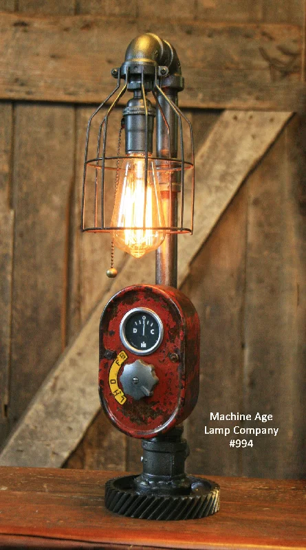 Low - Bay Industrial Lighting Fixtures for Small FactoriesSteampunk Lamp, Antique Farmall Tractor Dash Farm Lamp #994 - Sold Low - Bay Industrial Lighting Fixtures for Small FactoriesSteampunk Lamp, Antique Farmall Tractor Dash Farm Lamp #994 - Sold