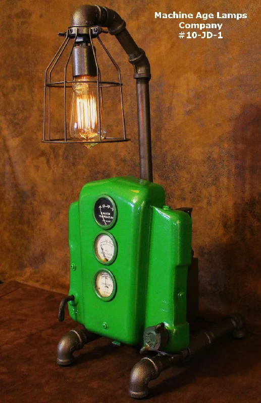 Industrial Lighting for Electronics ManufacturingSteampunk Lamp John Deere Farm #10-JD-1 - SOLD Industrial Lighting for Electronics ManufacturingSteampunk Lamp John Deere Farm #10-JD-1 - SOLD