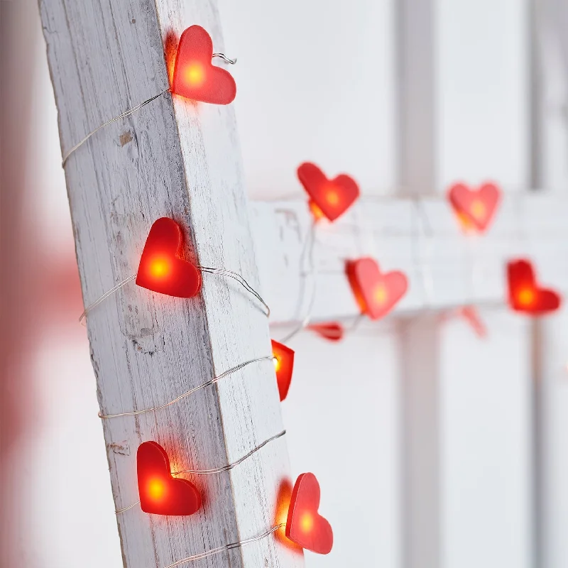 String Lights with Multicolored Bulbs for Festive Occasions20 Heart Micro Fairy Lights String Lights with Multicolored Bulbs for Festive Occasions20 Heart Micro Fairy Lights