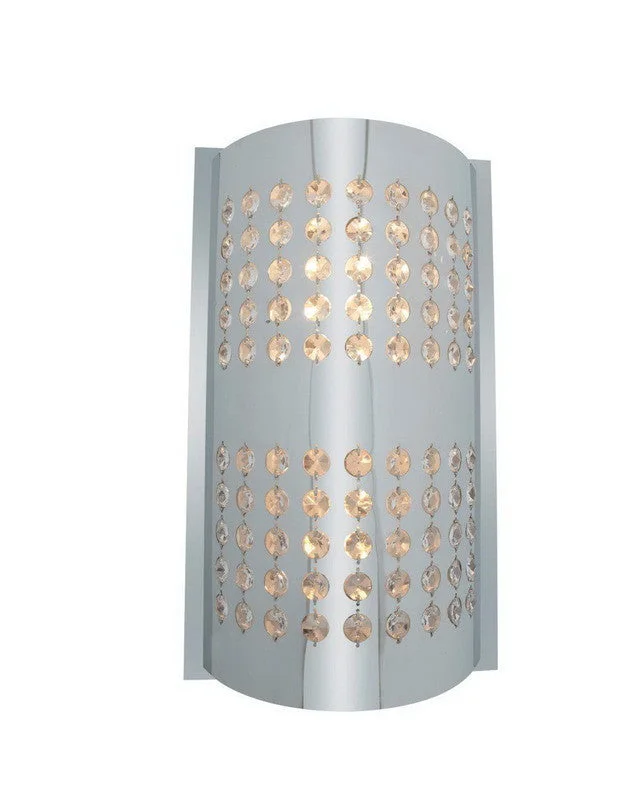 Access Lighting 62274 CHCRY One Light Halogen Wall Sconce in Polished Chrome and Crystal Finish Access Lighting 62274 CHCRY One Light Halogen Wall Sconce in Polished Chrome and Crystal Finish