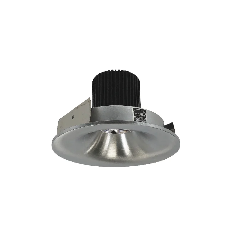 String Lights for Wedding ReceptionsNora Lighting NIO-4RNB30QNN 4" Iolite LED Round Bullnose, 10-Degree Optic, 800lm / 12W, 3000K - Natural Metal