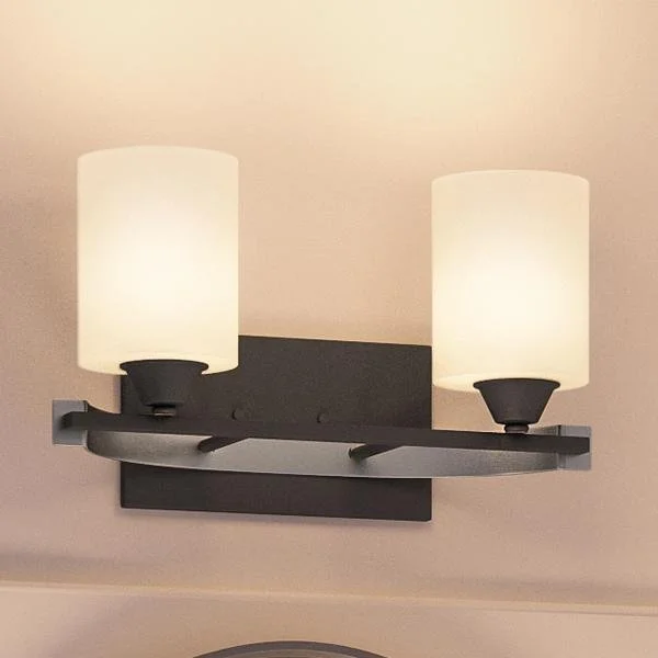 Industrial Lighting for Electronics ManufacturingUHP2230 Mid-Century Modern Modern Bathroom Vanity Light, 7.875"H x 14.25"W, Charcoal Finish, Tampa Collection Industrial Lighting for Electronics ManufacturingUHP2230 Mid-Century Modern Modern Bathroom Vanity Light, 7.875"H x 14.25"W, Charcoal Finish, Tampa Collection