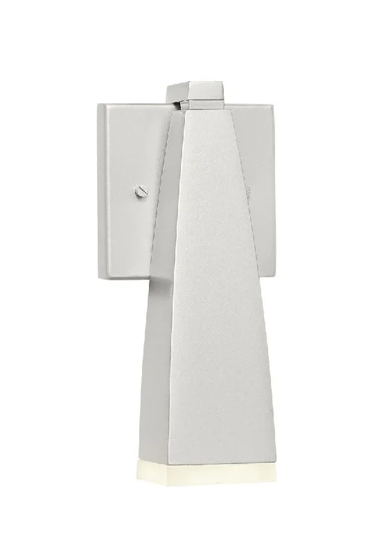 Elan by Kichler Lighting 83557 Heren Collection LED Outdoor Wall Lantern in Painted Platinum Finish Elan by Kichler Lighting 83557 Heren Collection LED Outdoor Wall Lantern in Painted Platinum Finish
