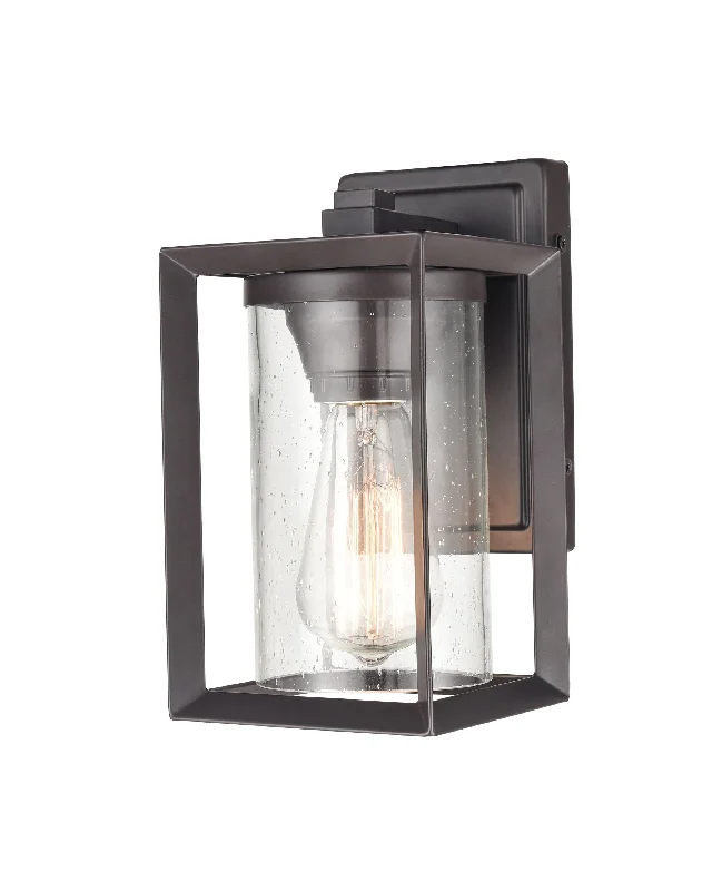 Industrial Lighting for Metal Fabrication ShopsWheatland Outdoor Wall Sconce - Powder Coat Bronze - Clear Seeded Glass - 6.25in. Extension - E26 Medium Base Industrial Lighting for Metal Fabrication ShopsWheatland Outdoor Wall Sconce - Powder Coat Bronze - Clear Seeded Glass - 6.25in. Extension - E26 Medium Base