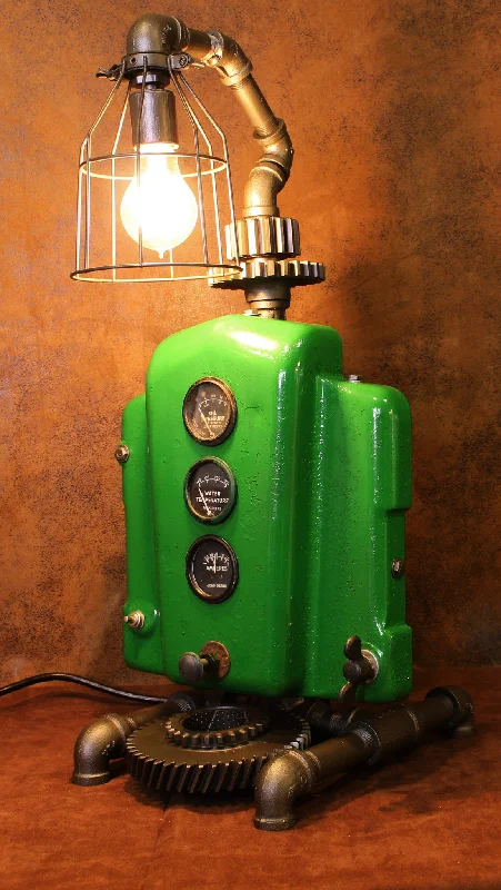 Industrial Lighting for Automotive Manufacturing PlantsSteampunk Lamp, John Deere Tractor Dash Farm - #CC14 Industrial Lighting for Automotive Manufacturing PlantsSteampunk Lamp, John Deere Tractor Dash Farm - #CC14