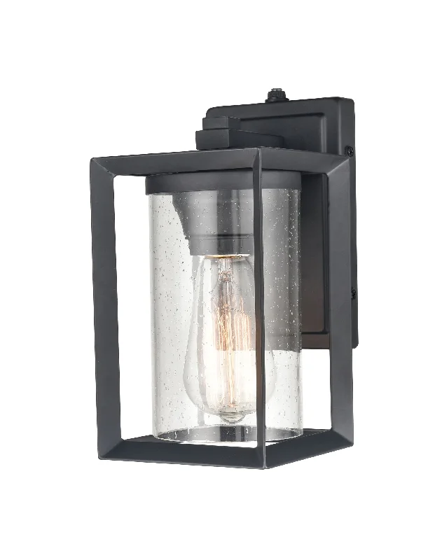 Industrial Lighting for Food Processing FactoriesWheatland Outdoor Wall Sconce - Powder Coat Black - Clear Seeded Glass - 6.25in. Extension - E26 Medium Base Industrial Lighting for Food Processing FactoriesWheatland Outdoor Wall Sconce - Powder Coat Black - Clear Seeded Glass - 6.25in. Extension - E26 Medium Base