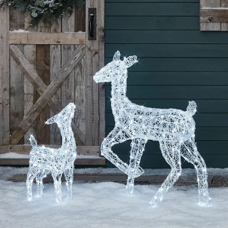 Solar - Powered String Lights for Energy - Saving Backyards90cm Swinsty Doe & Fawn Acrylic Light Up Reindeer Duo Solar - Powered String Lights for Energy - Saving Backyards90cm Swinsty Doe & Fawn Acrylic Light Up Reindeer Duo