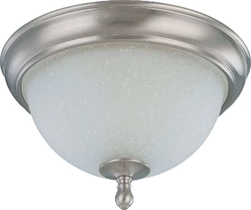 Nuvo Lighting 60-2788 Bella Collection Two Light Flush Ceiling in Brushed Nickel Finish Nuvo Lighting 60-2788 Bella Collection Two Light Flush Ceiling in Brushed Nickel Finish