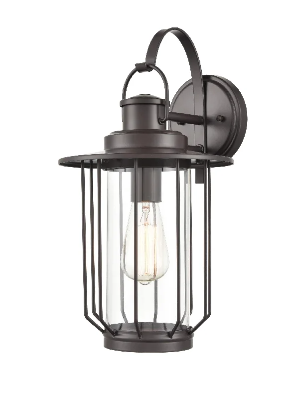 Industrial Emergency Lighting for Safety in FactoriesBelvoir Outdoor Wall Sconce - Powder Coat Bronze - Clear Glass - 11in. Extension - E26 Medium Base Industrial Emergency Lighting for Safety in FactoriesBelvoir Outdoor Wall Sconce - Powder Coat Bronze - Clear Glass - 11in. Extension - E26 Medium Base