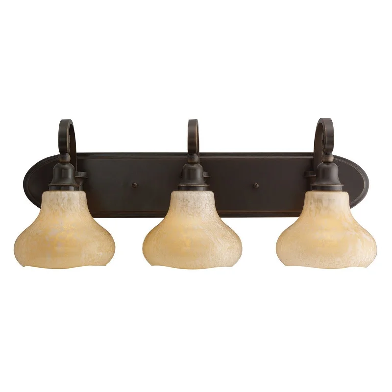 Kichler Lighting 5109 OLZ Three Light Elliston Collection Bath Vanity Wall Mount in Oiled Bronze Finish Kichler Lighting 5109 OLZ Three Light Elliston Collection Bath Vanity Wall Mount in Oiled Bronze Finish