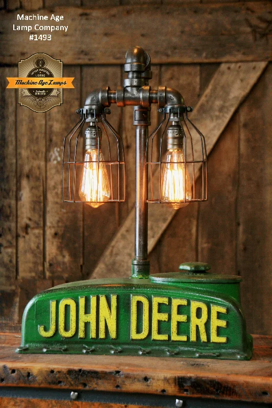 Dust - Resistant Industrial Lighting for Dirty WorkspacesSteampunk Industrial Lamp, Antique John Deere "A" Farm Tractor - #1493 Dust - Resistant Industrial Lighting for Dirty WorkspacesSteampunk Industrial Lamp, Antique John Deere "A" Farm Tractor - #1493