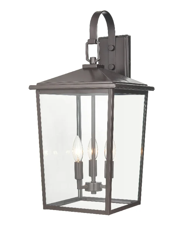 Industrial Area Lighting for Large Open SpacesFetterton Outdoor Wall Sconce - Powder Coat Bronze - Clear Glass - 11.75in. Extension - E12 Candelabra Base Industrial Area Lighting for Large Open SpacesFetterton Outdoor Wall Sconce - Powder Coat Bronze - Clear Glass - 11.75in. Extension - E12 Candelabra Base