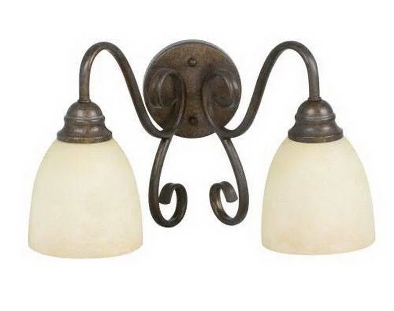 Craftmade Lighting 15515PR2 Isabella Collection Two Light Bath Vanity Wall Mount in Peruvian Bronze Finish Craftmade Lighting 15515PR2 Isabella Collection Two Light Bath Vanity Wall Mount in Peruvian Bronze Finish