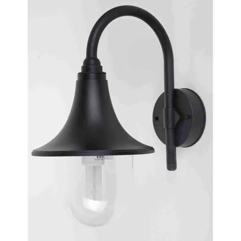 ceramic wall lamps with hand - painted designs for an artistic touchRupert Outdoor Wall Light - Black Finish