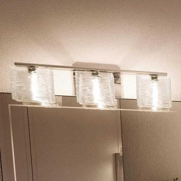 Waterproof Industrial Lighting for Wet AreasUQL2723 Modern Bathroom Light, 6.75"H x 22.5"W, Polished Chrome Finish, San Diego Collection Waterproof Industrial Lighting for Wet AreasUQL2723 Modern Bathroom Light, 6.75"H x 22.5"W, Polished Chrome Finish, San Diego Collection