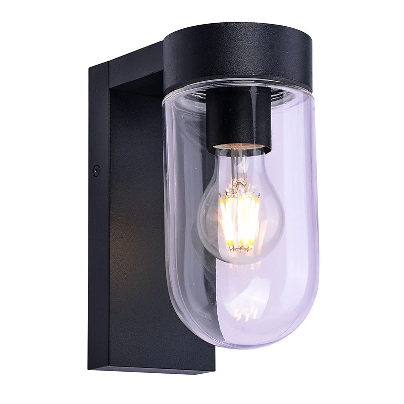 fabric wall lamps with a linen shade for a relaxed and breathable atmosphereStan Outdoor Wall Light - Black Finish fabric wall lamps with a linen shade for a relaxed and breathable atmosphereStan Outdoor Wall Light - Black Finish