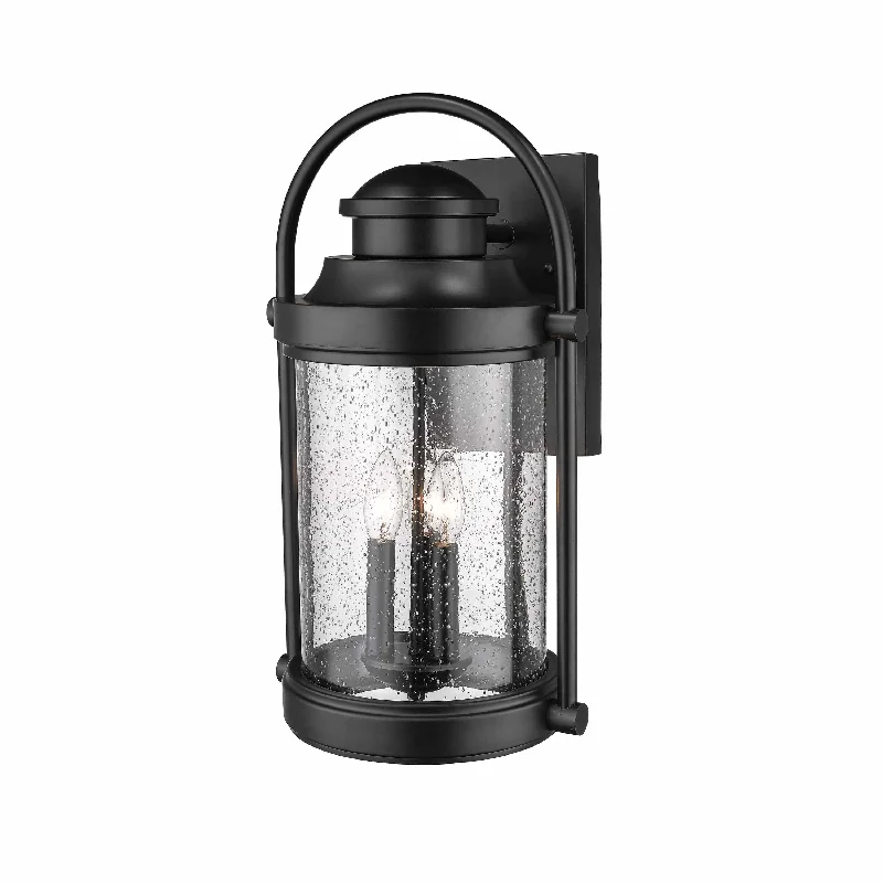 High - Bay LED Industrial Lighting for WarehousesLivingston Outdoor Wall Sconce - Powder Coat Black - Clear Seeded Glass - 11.5in. Extension - E12 Candelabra Base High - Bay LED Industrial Lighting for WarehousesLivingston Outdoor Wall Sconce - Powder Coat Black - Clear Seeded Glass - 11.5in. Extension - E12 Candelabra Base