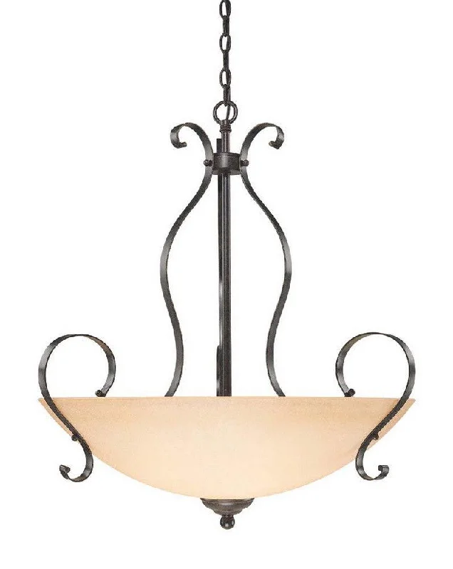 Craftmade Lighting 14445 BST Brookfield Collection Five Light Pendant Chandelier in Brownstone Finish Craftmade Lighting 14445 BST Brookfield Collection Five Light Pendant Chandelier in Brownstone Finish