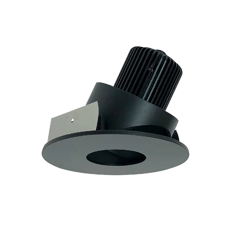 Color - Changing LED String Lights for Christmas DecorNora Lighting NIO-4RPHA40QBB 4" Iolite LED Round Adjustable Pinhole, 10-Degree Optic, 800lm / 12W, 4000K - Black Pinhole / Black Flange