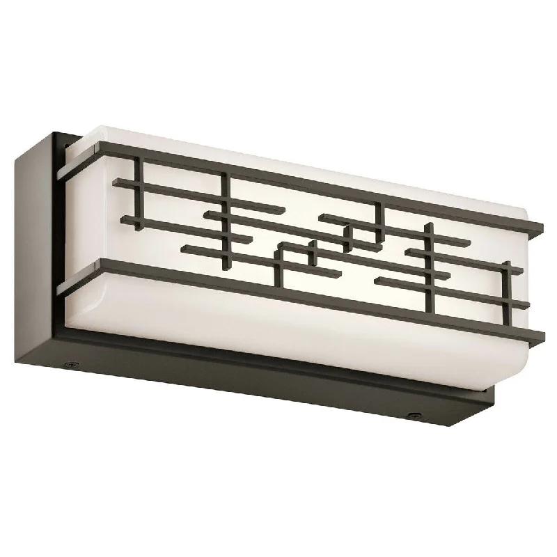 Kichler Lighting 45828OZLED Zolon Collection LED Bath Vanity Wall Mount in Olde Bronze Finish Kichler Lighting 45828OZLED Zolon Collection LED Bath Vanity Wall Mount in Olde Bronze Finish