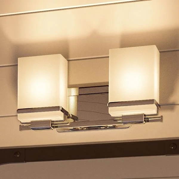 Industrial Flood Lighting for Outdoor Loading DocksUHP2601 Transitional Bathroom Vanity Light, 6.5"H x 13"W, Polished Chrome Finish, Modena Collection Industrial Flood Lighting for Outdoor Loading DocksUHP2601 Transitional Bathroom Vanity Light, 6.5"H x 13"W, Polished Chrome Finish, Modena Collection