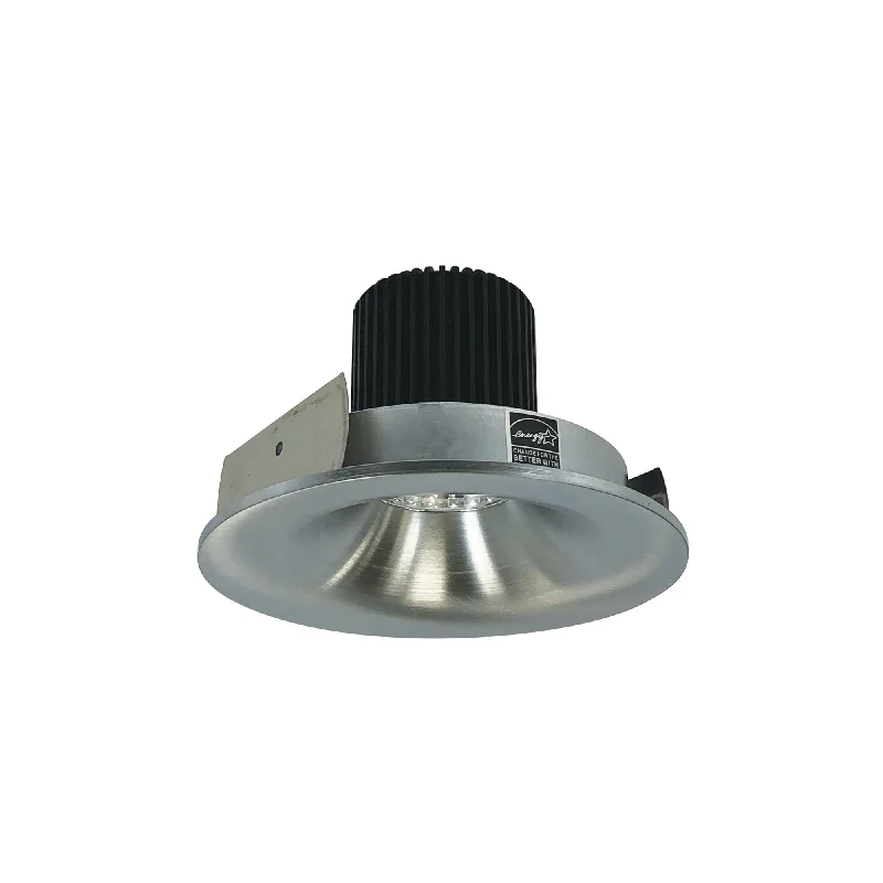 String Lights with Edison Bulbs for Rustic AmbianceNora Lighting NIO-4RNB27XNN/10 4" Iolite LED Round Bullnose, 1000lm / 14W, 2700K - Natural Metal
