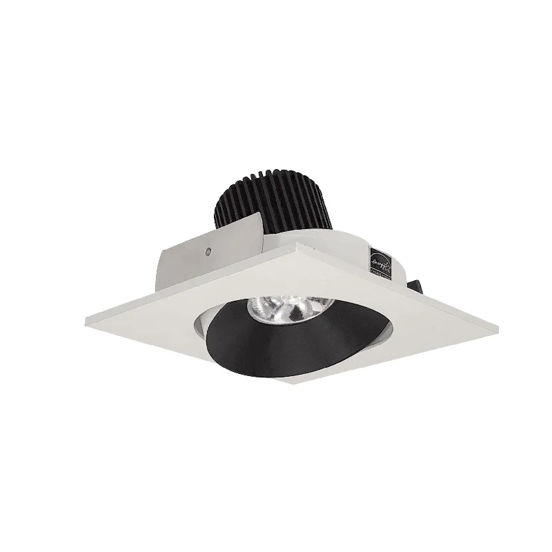String Lights for Wedding ReceptionsNora Lighting NIO-4SC30QBW 4" Iolite LED Square Adjustable Cone Reflector, 10-Degree Optic, 800lm / 12W, 3000K - Black Reflector / White Flange String Lights for Wedding ReceptionsNora Lighting NIO-4SC30QBW 4" Iolite LED Square Adjustable Cone Reflector, 10-Degree Optic, 800lm / 12W, 3000K - Black Reflector / White Flange