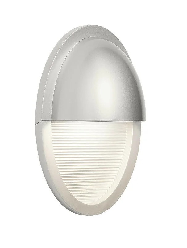 Elan by Kichler Lighting 83553 Conti Collection LED Exterior Outdoor Wall Sconce in Painted Platinum Finish Elan by Kichler Lighting 83553 Conti Collection LED Exterior Outdoor Wall Sconce in Painted Platinum Finish