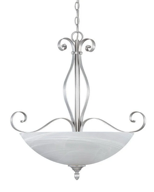 Designers Fountain Lighting 82831 MTP Del Amo Collection Three Light Hanging Pendant Chandelier in Matte Pewter Finish Designers Fountain Lighting 82831 MTP Del Amo Collection Three Light Hanging Pendant Chandelier in Matte Pewter Finish