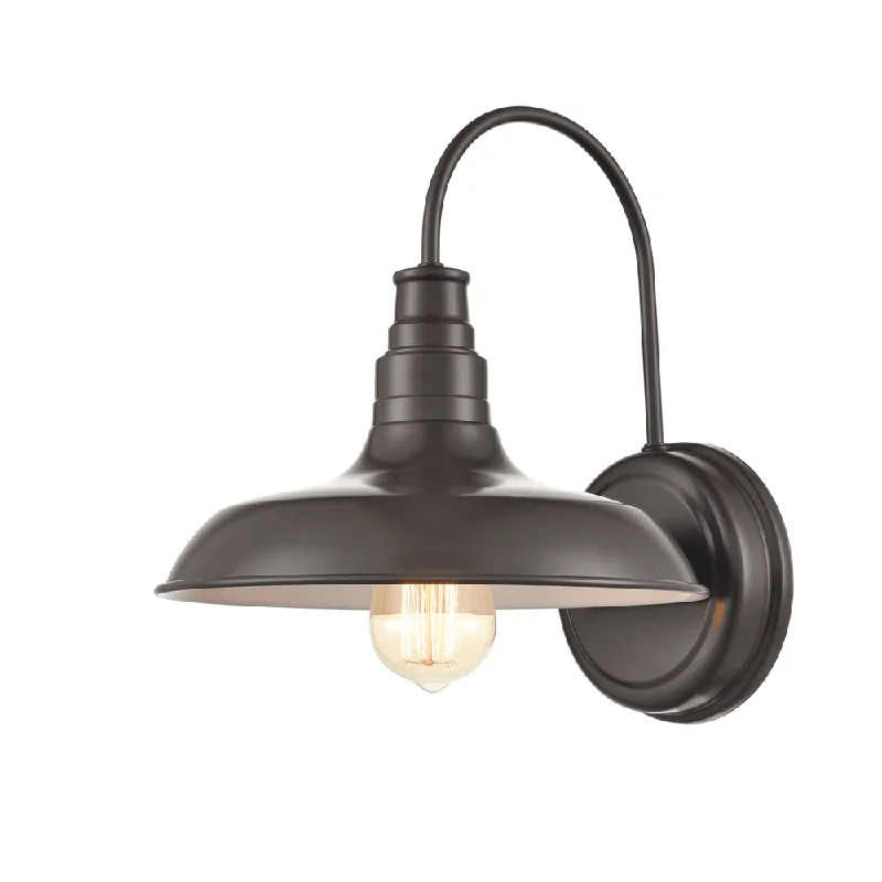 Industrial Lighting for Metal Fabrication ShopsOutdoor Wall Sconce - Powder Coat Bronze - 13in. Extension - E26 Medium Base Industrial Lighting for Metal Fabrication ShopsOutdoor Wall Sconce - Powder Coat Bronze - 13in. Extension - E26 Medium Base