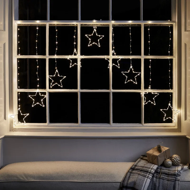 Battery - Operated String Lights for Indoor UseOsby Star Christmas Window Light