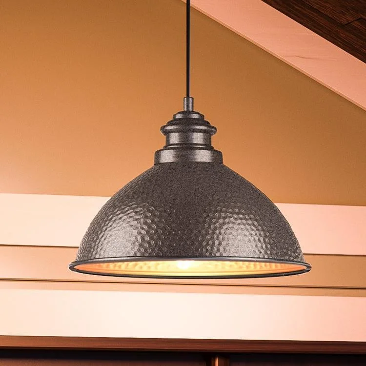Adjustable Industrial Lighting for Flexible IlluminationUHP1172 Hammered Outdoor Pendant Light, 8" x 12", Aged Pewter Finish, Firenze Collection Adjustable Industrial Lighting for Flexible IlluminationUHP1172 Hammered Outdoor Pendant Light, 8" x 12", Aged Pewter Finish, Firenze Collection
