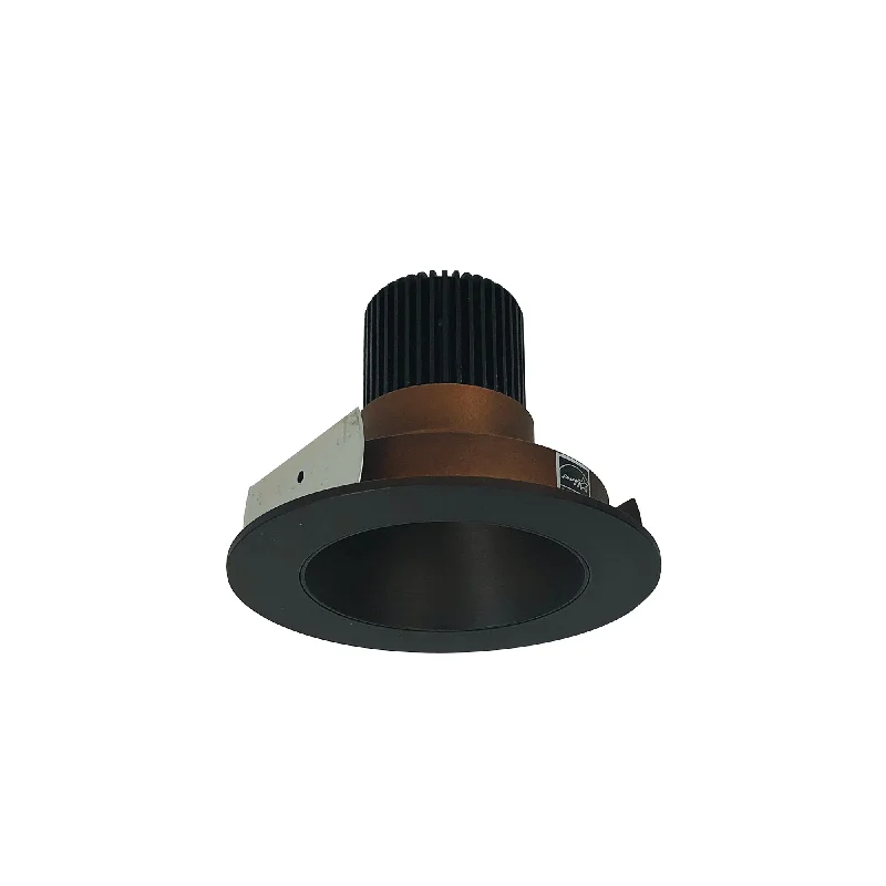 Waterproof String Lights for Patio DecorNora Lighting NIO-4RNDC27QBZ 4" Iolite LED Round Reflector, 10-Degree Optic, 800lm / 12W, 2700K - Bronze Reflector / Bronze Flange