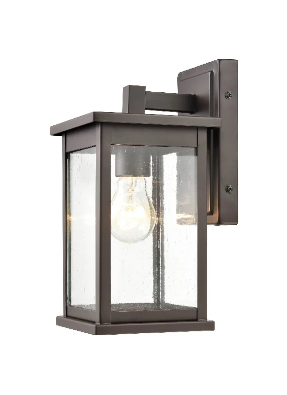 Low - Bay Industrial Lighting Fixtures for Small FactoriesBowton Outdoor Wall Sconce - Powder Coat Bronze - Clear Seeded Glass - 6.75in. Extension - E26 Medium Base Low - Bay Industrial Lighting Fixtures for Small FactoriesBowton Outdoor Wall Sconce - Powder Coat Bronze - Clear Seeded Glass - 6.75in. Extension - E26 Medium Base