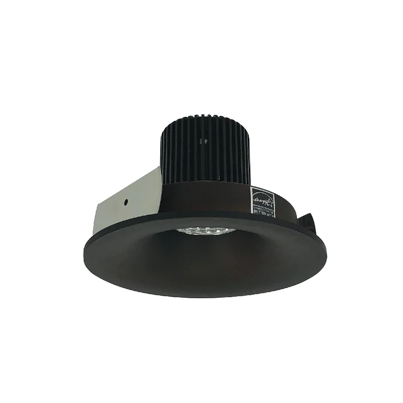 String Lights for Porch LightingNora Lighting NIO-4RNB30XBZ/10 4" Iolite LED Round Bullnose, 1000lm / 14W, 3000K  - Bronze