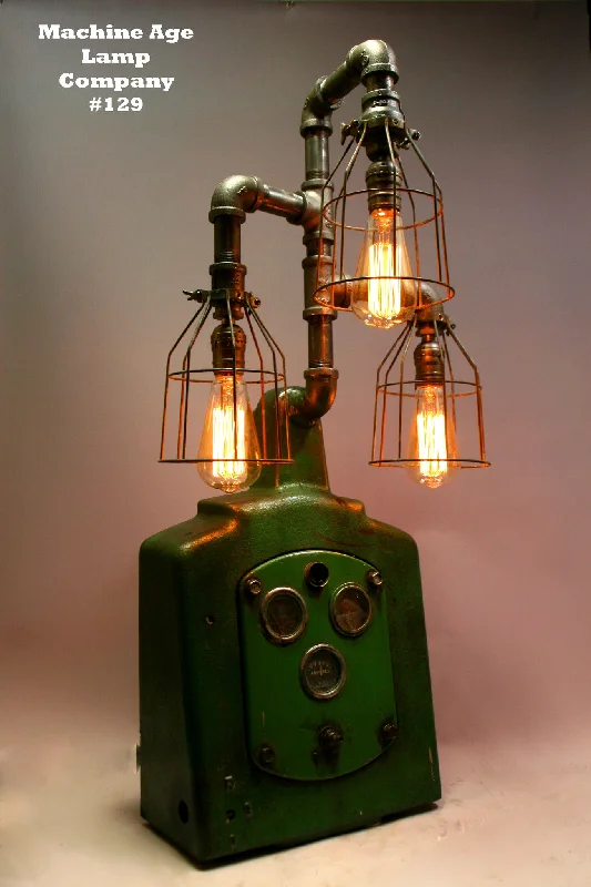 Shock - Resistant Industrial Lighting for Vibrating Machinery AreasSteampunk lamp, Industrial Machine Age Lamp, Antique John Deere Dash - #129 - SOLD Shock - Resistant Industrial Lighting for Vibrating Machinery AreasSteampunk lamp, Industrial Machine Age Lamp, Antique John Deere Dash - #129 - SOLD